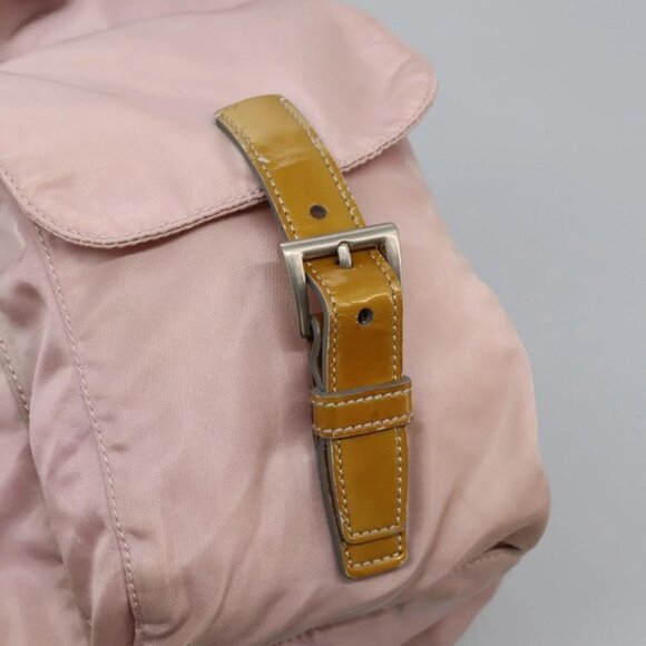 PRADA Backpack Nylon Pink Silver Auth - Picture 12 of 16